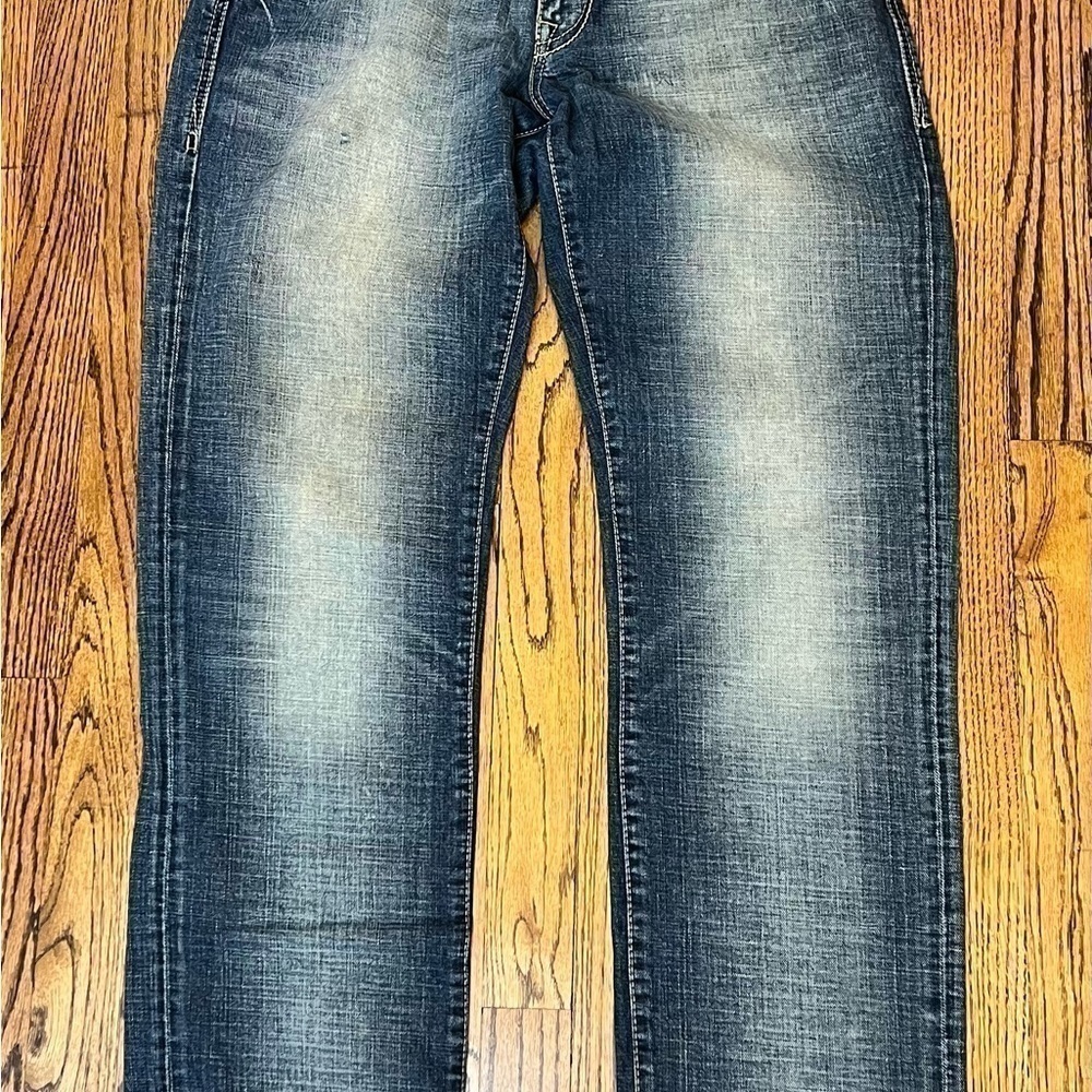 Mavi Zach Jeans Men’s Size 34 x 34 Low Rise Easy Straight Leg Denim Medium Wash - Picture 8 of 12